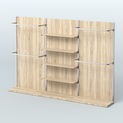 Система ЭЛЕГАНТ №12 пристенная с ДСП (3600 мм), Дуб Сонома