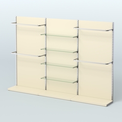 Система ЭЛЕГАНТ №11 пристенная с ДСП (3600 мм), Крем Вайс