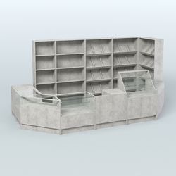 Торговый Островок "Эконом" №17 (8, 47 кв.м), Метрополитан Грей