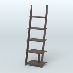 Торговая пристенная стойка ЛОФТ №1-650 малая, Дуб Венге