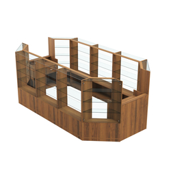 Торговый островок в центр зала ГРАЦИЯ №4 (открытый) (8, 55 кв.м), Орех