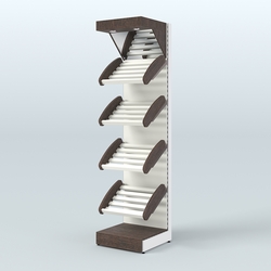 Стеллаж для хлеба и выпечки с полками - корзинами и фризом Феникс №5Ф, Дуб Венге + Белый