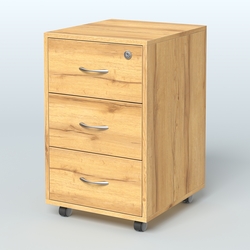 Тумба подкатная Грация, Дуб Золотистый