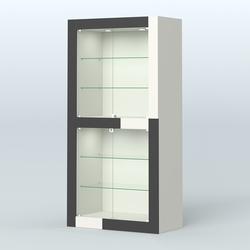 Витрина "Фаберлинк" №1, Белый и Черный