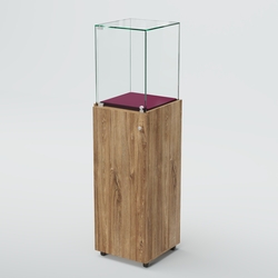 Витрина для музеев "Коллекция" №17, Дуб Канзас коричневый