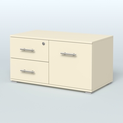 Тумба Динен №1 приставная широкая, Крем Вайс