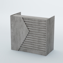 Ресепшен граунд №6А, Бетон Чикаго светло-серый F186 ST9