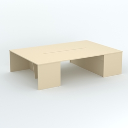 Стол для переговоров Вектор №2, Крем Вайс