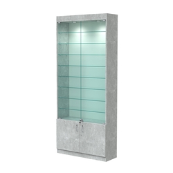 Витрина ОПТИКА №1-1 (задняя стенка ДВП), Метрополитан Грей