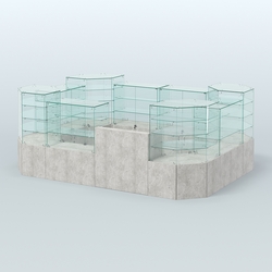 Павильон ИСТРА в центр зала №10а (закрытый) (8, 32 кв.м), Метрополитан Грей