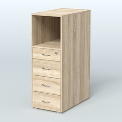 Тумба высокая Стандарт, Дуб Сонома