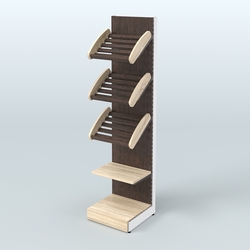 Стеллаж для хлеба и выпечки с полками - корзинами Феникс №16, Дуб Сонома + Дуб Венге