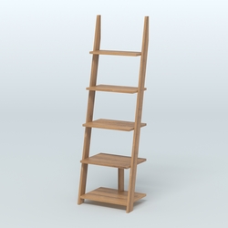 Торговая пристенная стойка ЛОФТ №1-650 малая, Орех