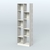 Стеллаж из ДСП серии ЛОФТ №8-1 Метрополитан Грей + Белый