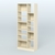 Стеллаж из ДСП серии ЛОФТ №9-2 с полками ДСП Крем Вайс