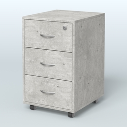 Тумба подкатная Грация, Метрополитан Грей