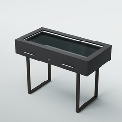 Витрина для музеев "Коллекция" №20-П с подсветкой, Антрацит