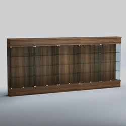 Витрина ФЕЛИКС №2-5000, Орех