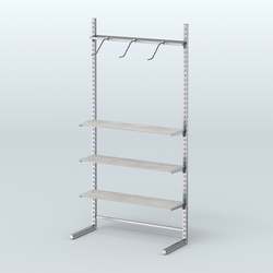 Система ЭЛЕГАНТ без ДСП №8 (1200 мм), Метрополитан Грей