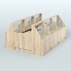 Торговый Островок "Эконом" №20 (5, 45 кв.м), Дуб сонома