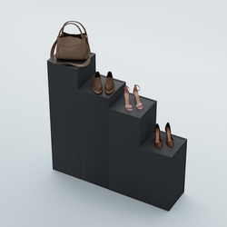 Демо-стенд Ступени-Лестница №3, Антрацит