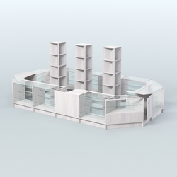 Торговый Островок "Эконом" №21 (15, 87 кв.м), Ясень Анкор светлый