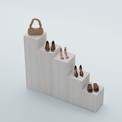 Демо-стенд Ступени-Лестница №4, Ясень Анкор светлый