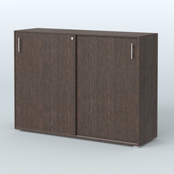 Тумба с раздвижными фасадами Тиана, Дуб Венге