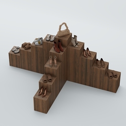 Демо-стенд Ступени Т-обр №4, Орех