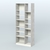 Стеллаж из ДСП серии ЛОФТ №9-2 с полками ДСП Метрополитан Грей + Белый