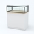 Витрина Круассан для выпечки №3 Белый + Дуб Сонома