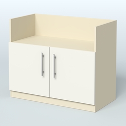 Креденция с нишей , Крем Вайс + Белый