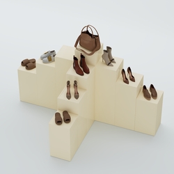 Демо-стенд Ступени Т-обр №3, Крем Вайс