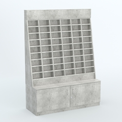 Стенд для очков №1 с накопителем, Метрополитан Грей