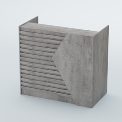 Ресепшен граунд №6Б, Бетон Чикаго светло-серый F186 ST9