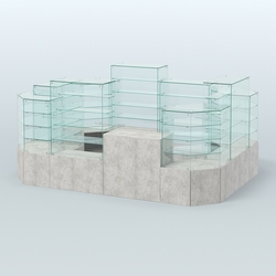 Павильон ИСТРА в центр зала №6 (открытый) (8, 26 кв.м), Метрополитан Грей