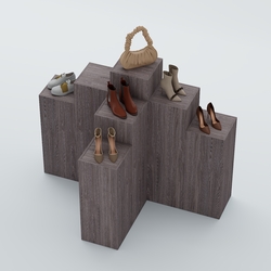 Демо-стенд Ступени Т-обр №2, Ясень Анкор темный