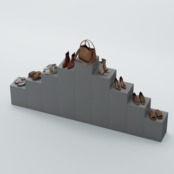 Демо-стенд Ступени-Пирамида №4, Темно-Серый