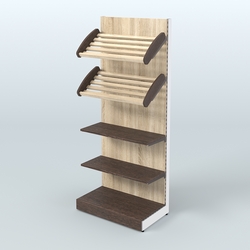 Стеллаж для хлеба и выпечки с полками - корзинами Феникс №12, Дуб Венге + Дуб Сонома