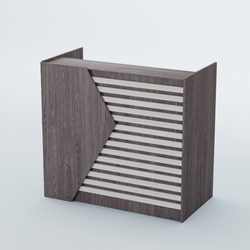 Ресепшен граунд №6А, Ясень Анкор темный + Ясень Анкор светлый