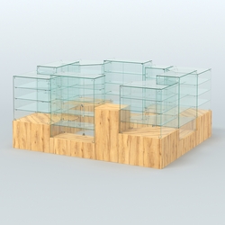 Павильон ИСТРА в центр зала №4а (закрытый) (7, 15 кв.м), Дуб Золотистый