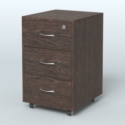 Тумба подкатная Грация, Дуб Венге