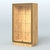 Низкая закрытая витрина с декором НБА-5С Дуб Золотистый