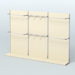 Система ЭЛЕГАНТ №1 пристенная с ДСП (3600 мм), Крем Вайс