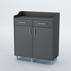 Стойка официанта "Бармен" №6-Н на ножках, Темно-Серый