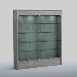 Витрина ФЕЛИКС №1-2000, Бетон Чикаго светло-серый F186 ST9