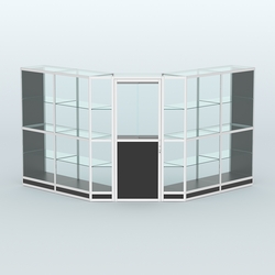 Павильон из профиля угловой №7г (9 кв.м), Черный