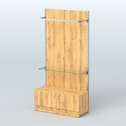 Система ЭЛЕГАНТ №7 с ДСП и тумбой T21 (1200 мм), Дуб Золотистый