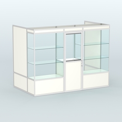 Павильон из профиля пристенный №1а (4,05 кв. м), Белый