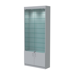 Витрина ОПТИКА №1-1 (задняя стенка ДВП), Серый